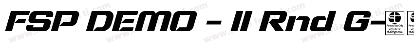 FSP DEMO - ll Rnd G字体转换